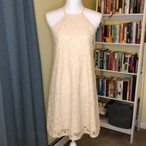 Love, Fire Lace Dress in Cream Size L